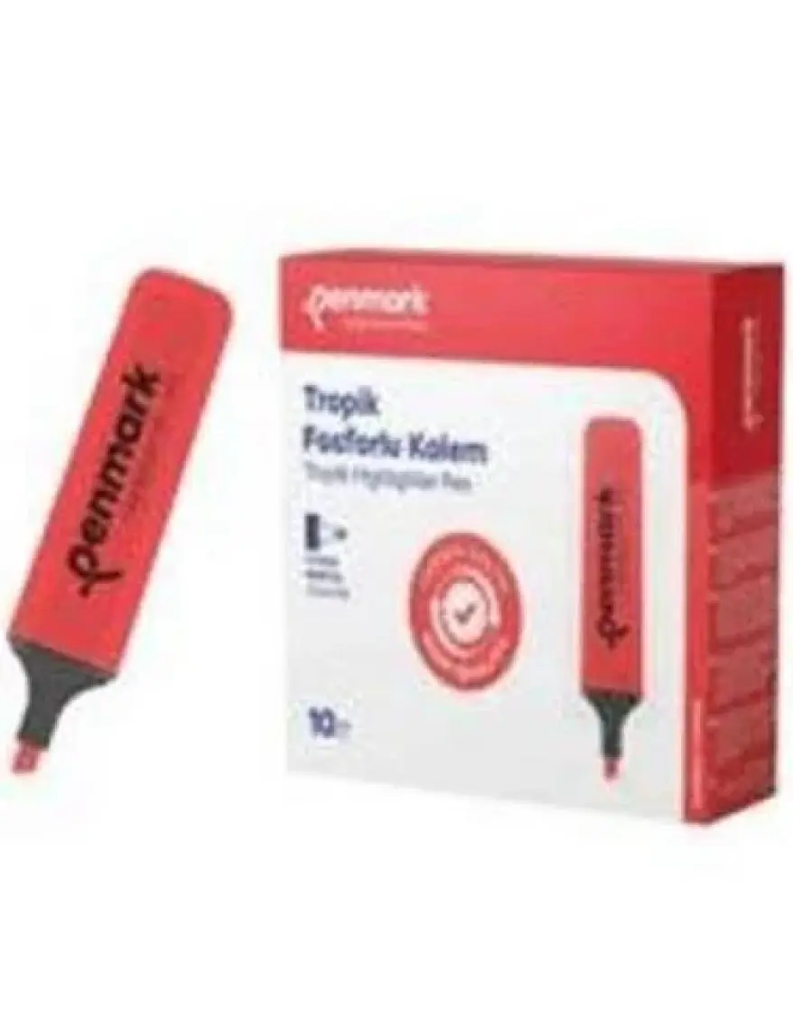 Penmark Penmart Tropik Fosforlu Kalem Kırmızı