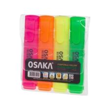Osaka Ofk-4f Fosforlu Kalem Hıghlıghter 4'lü