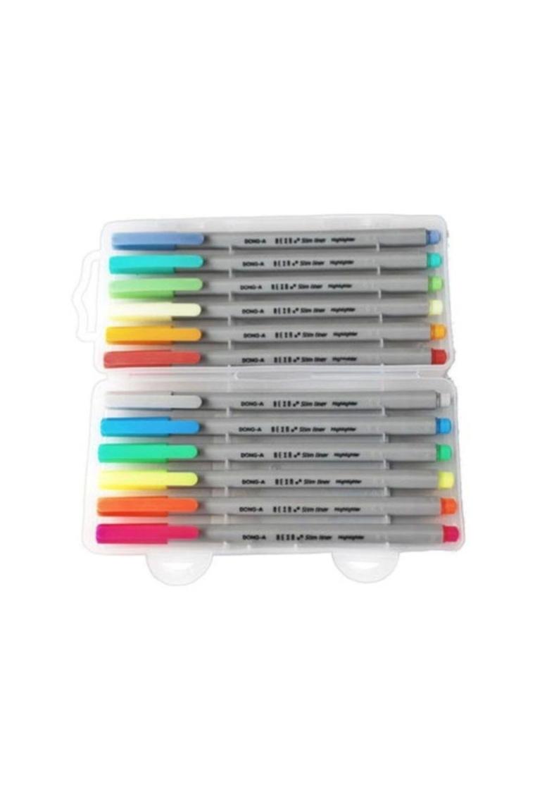 Dong-A Slimliner Fosforlu Kalem 12'li Set