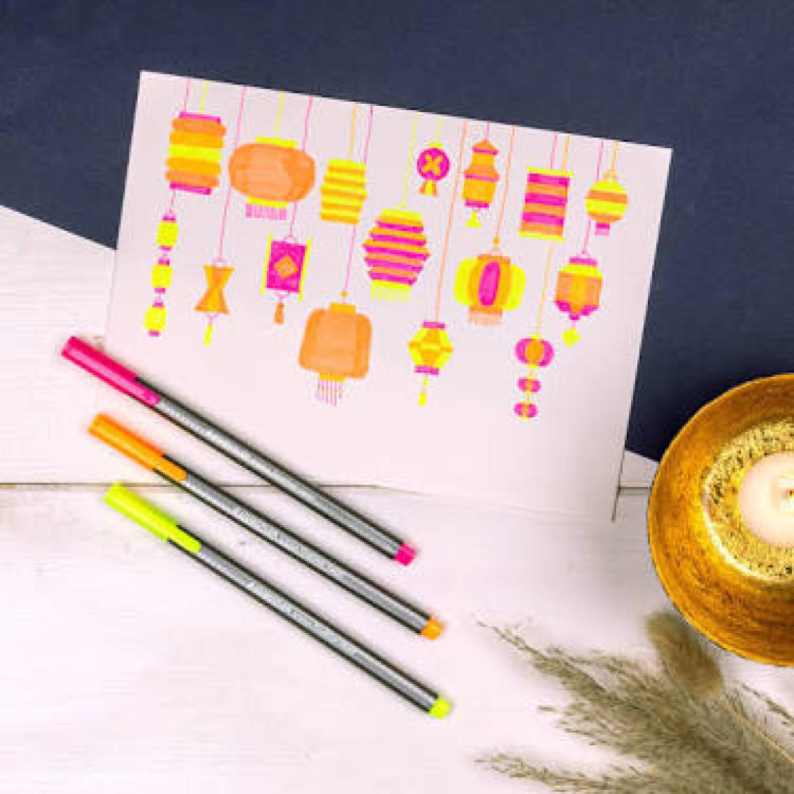 Staedtler Triplus Üçgen Fineliner Kalem Açık Pembe 334-21