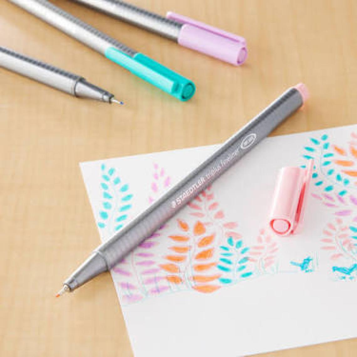 Staedtler Triplus Üçgen Fineliner Kalem Açık Pembe 334-21