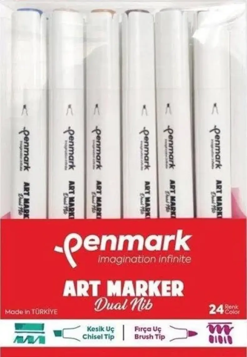 Penmark Marker's Art Brush Kalem 24 ' Lü Set