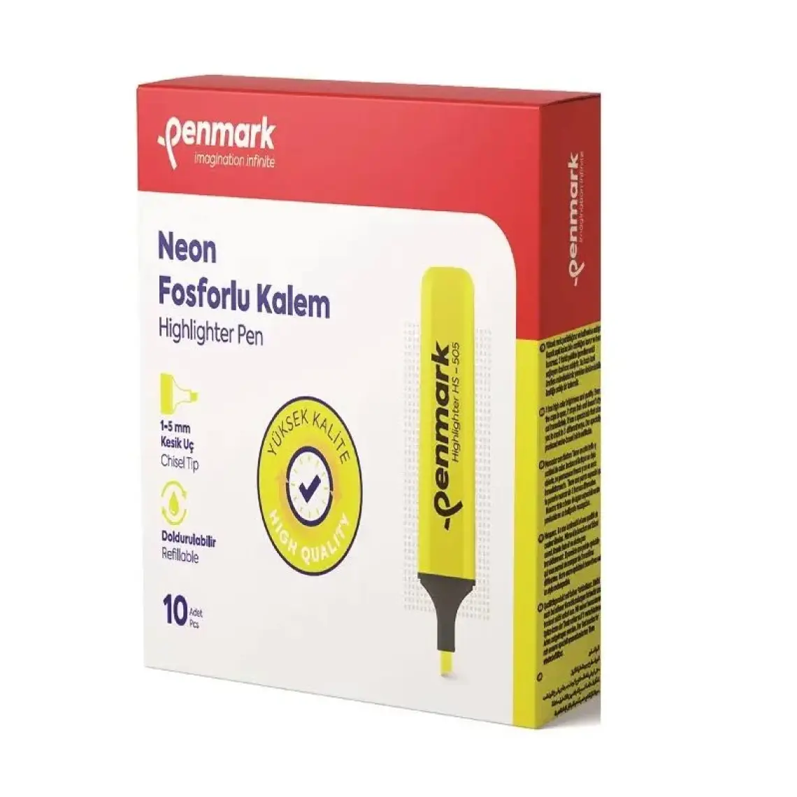 Penmark Neon Fosforlu Kalem 10'lu