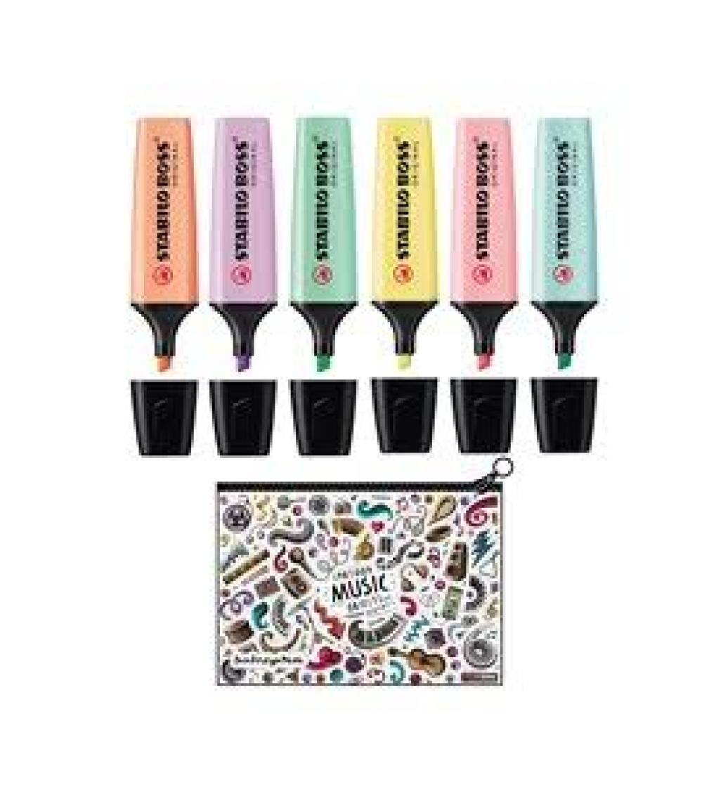 Stabilo Boss Pastel Fosforlu Kalem 6 Adet Boss