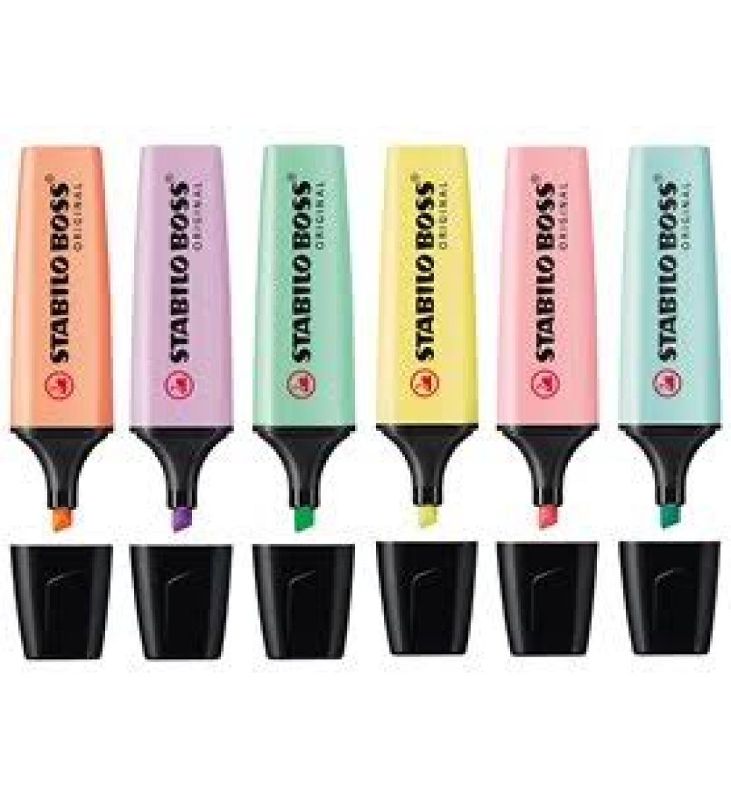 Stabilo Boss Pastel Fosforlu Kalem 6 Adet Boss