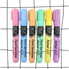 Picador Fosforlu Kalem 6'lı Pastel Renkler