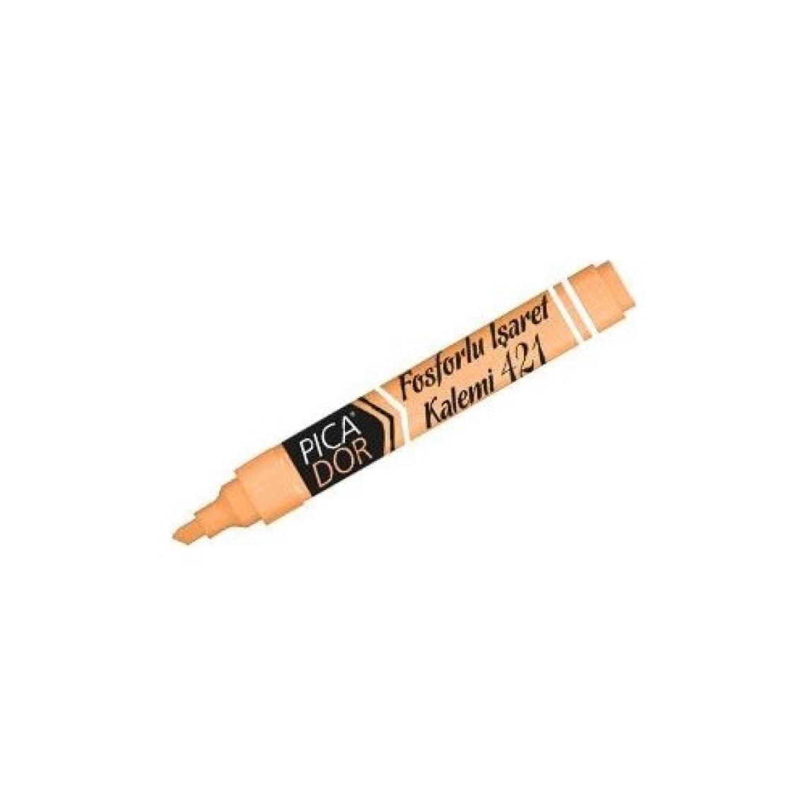 Picador 421 Fosforlu Kalem Pastel Turuncu