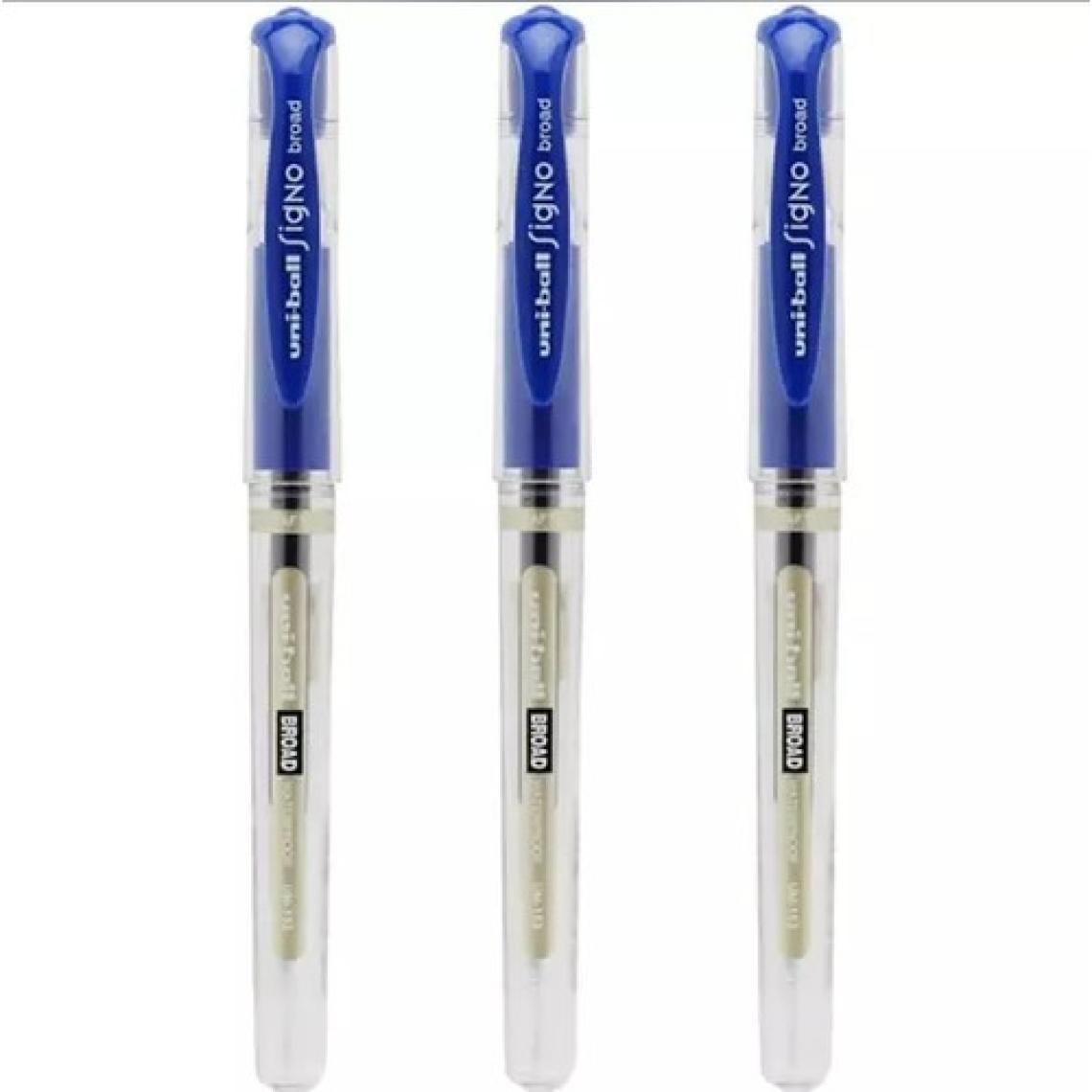 Uni Um-153 Signo Broad İmza Kalemi 1;0 Mm 3 Lü Mavi