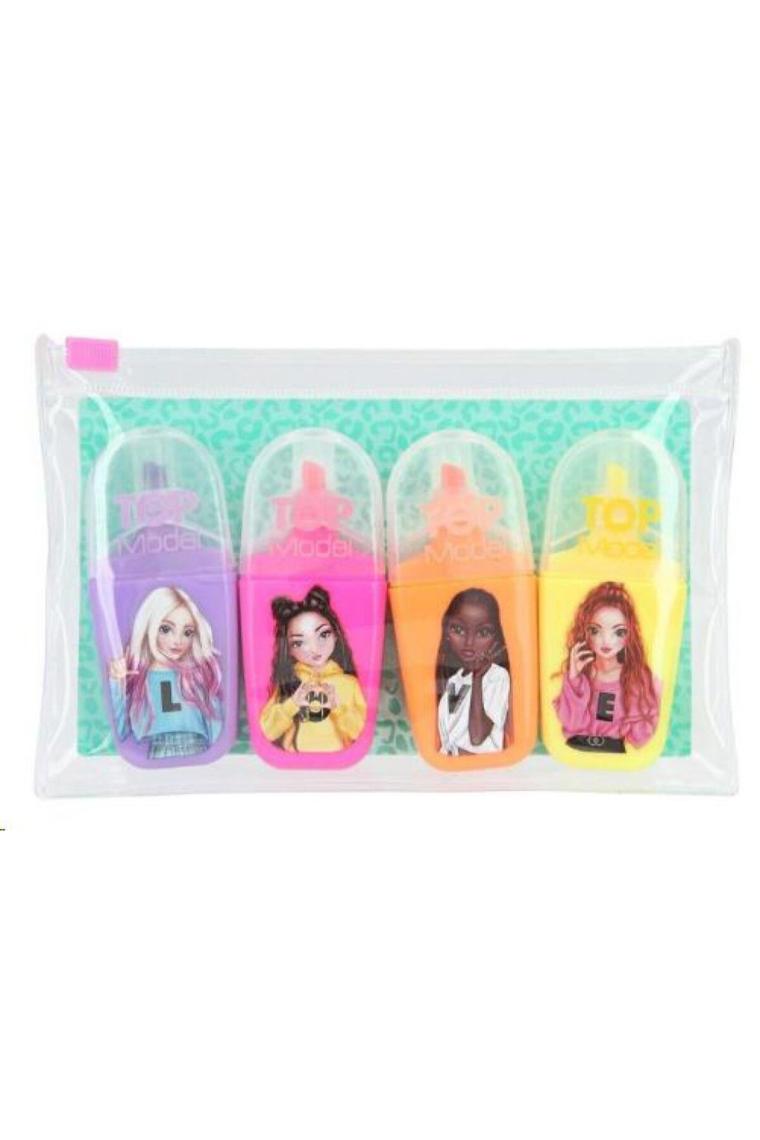 Topmodel 4 Lü Mini Fosforlu Kalem Seti 1535_a1