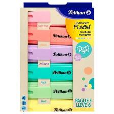 Pelikan Fosforlu Kalem Pastel 6 Lı PL60078802FK6