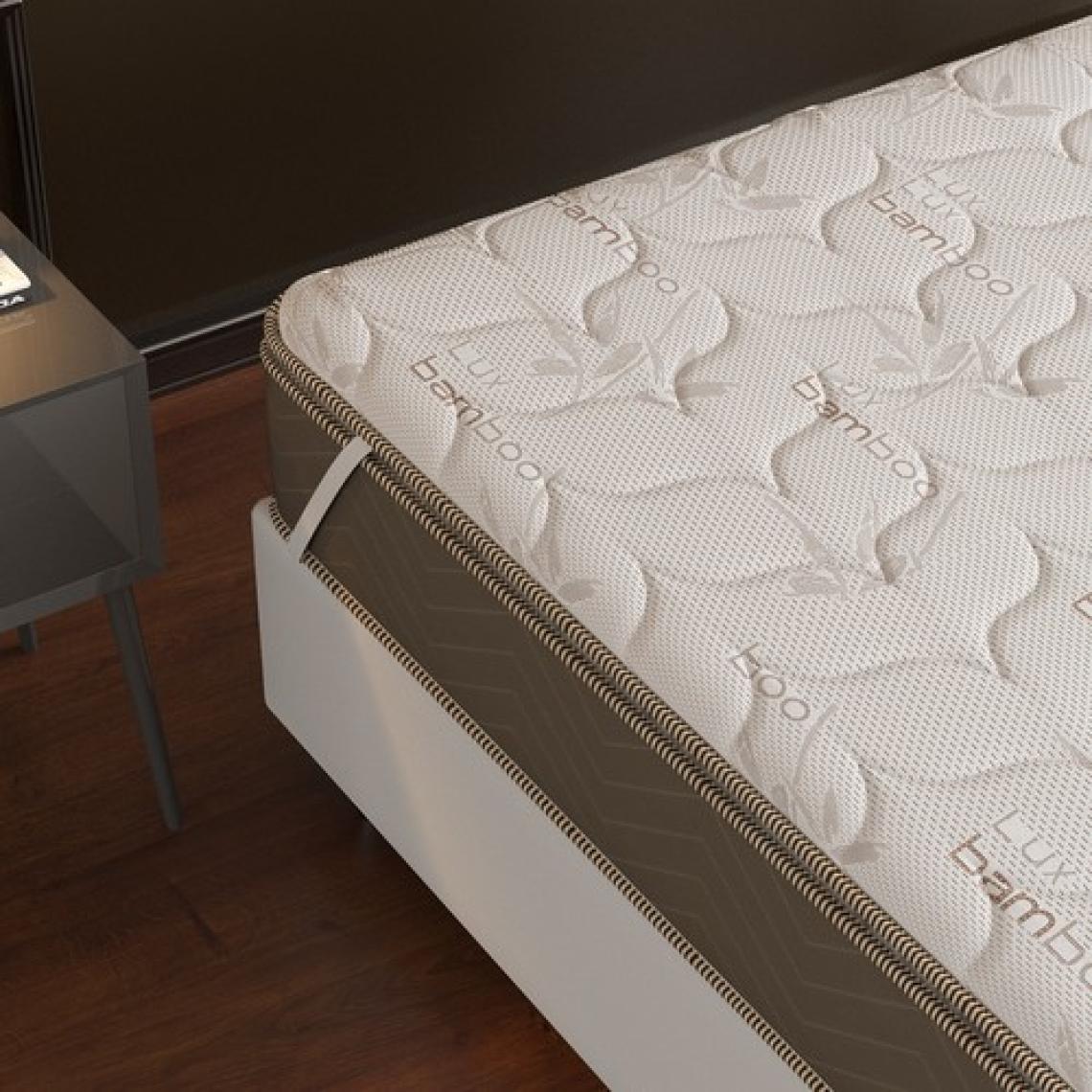 Mobpazar Full Ortopedik Bamboo Yatak Pedi 130X190 Cm,yatak Şiltesi,topper
