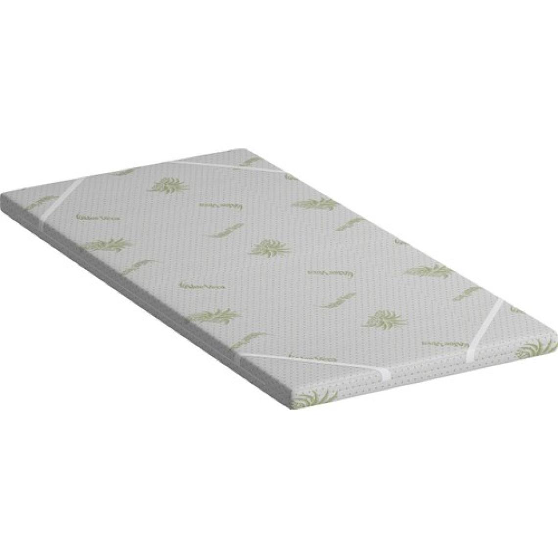 Mobpazar Yatak Pedi, Kuş Tüy Süngerli, Full Ortopedik Aloevera Yatak Pedi,  110X190 cm