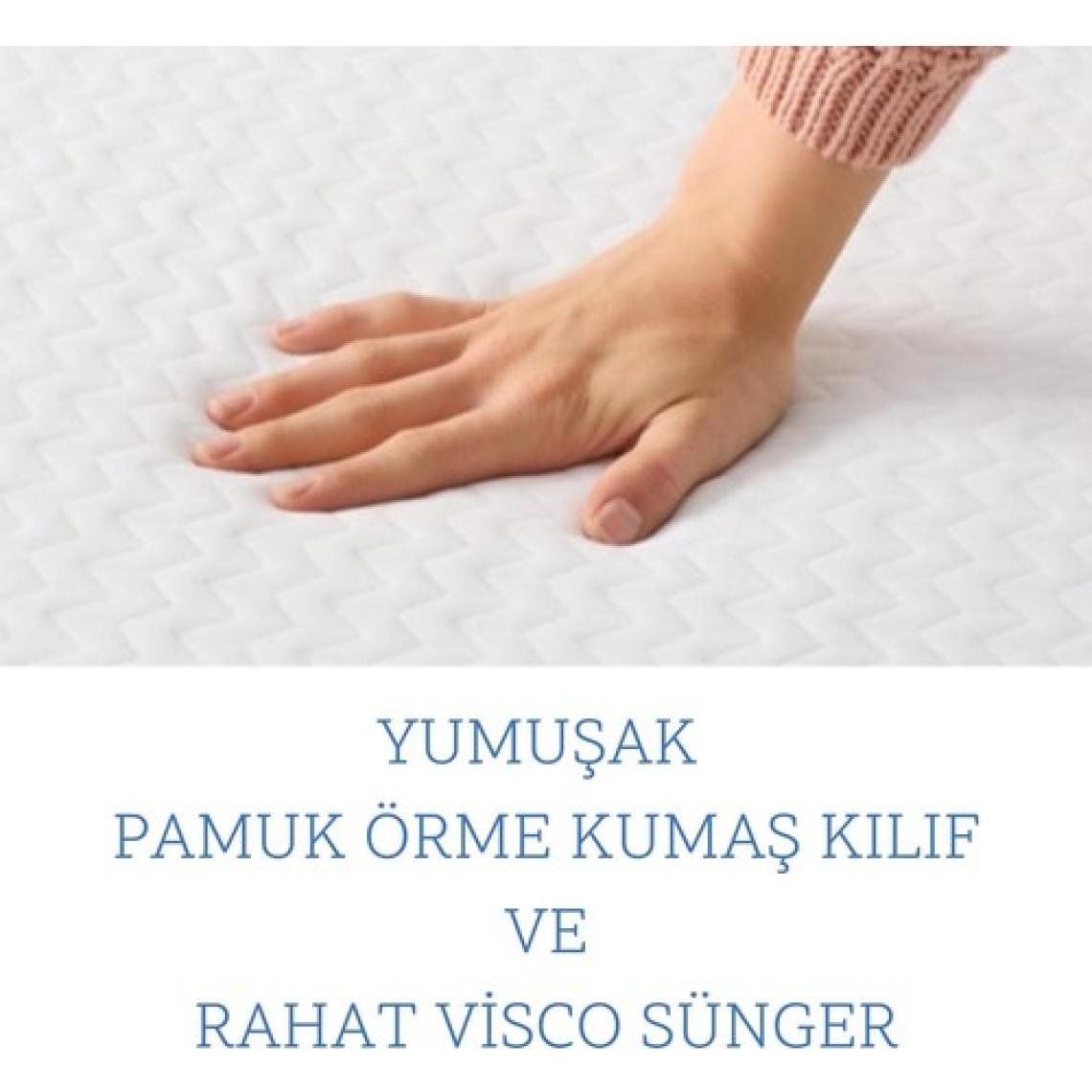 Elyaf Sepeti Lastikli Ortopedik Visco Yatak Koruyucu Yatak Pedi Tüm Ölçüler