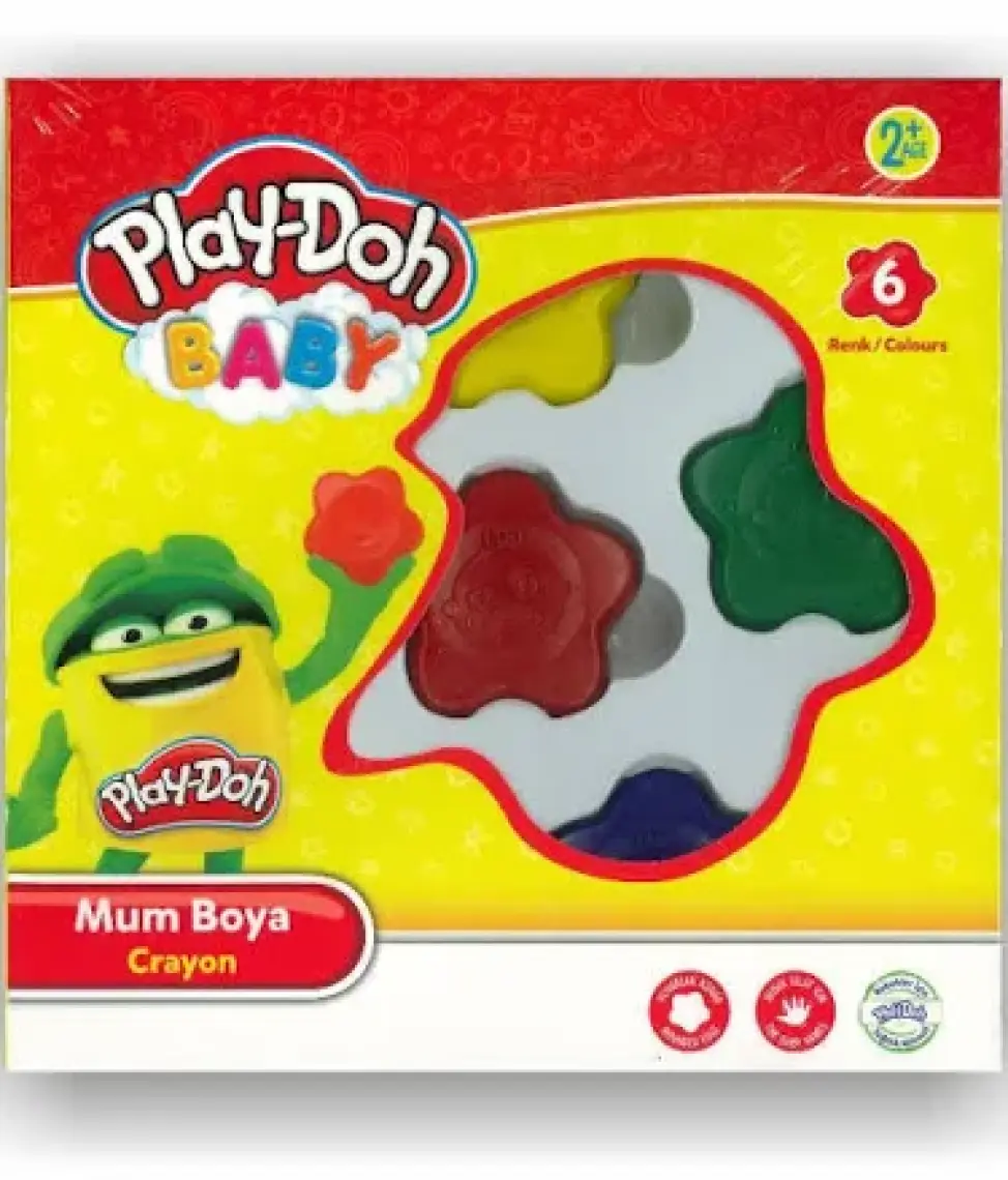 Play-Doh PLAY-CR018 Baby Mum Boya 6 Renk