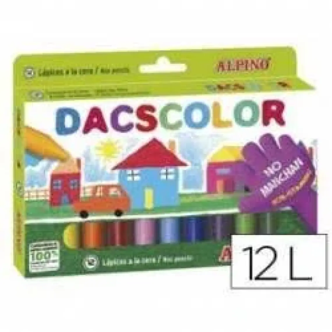 Alpıno Mum Boya 12Li Dacstrıx Üçgen Da-25