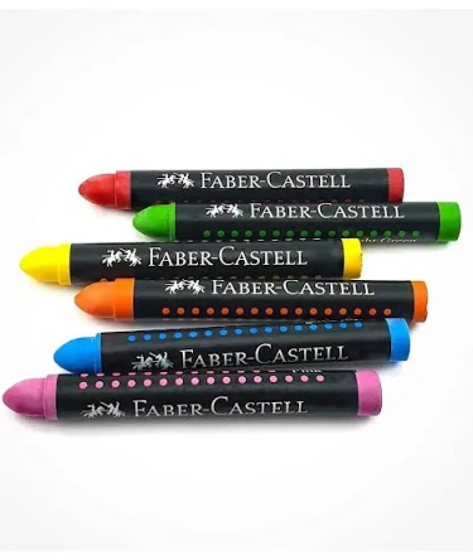Faber-Castell Süper Yıkanabilir Mum Boya 12R