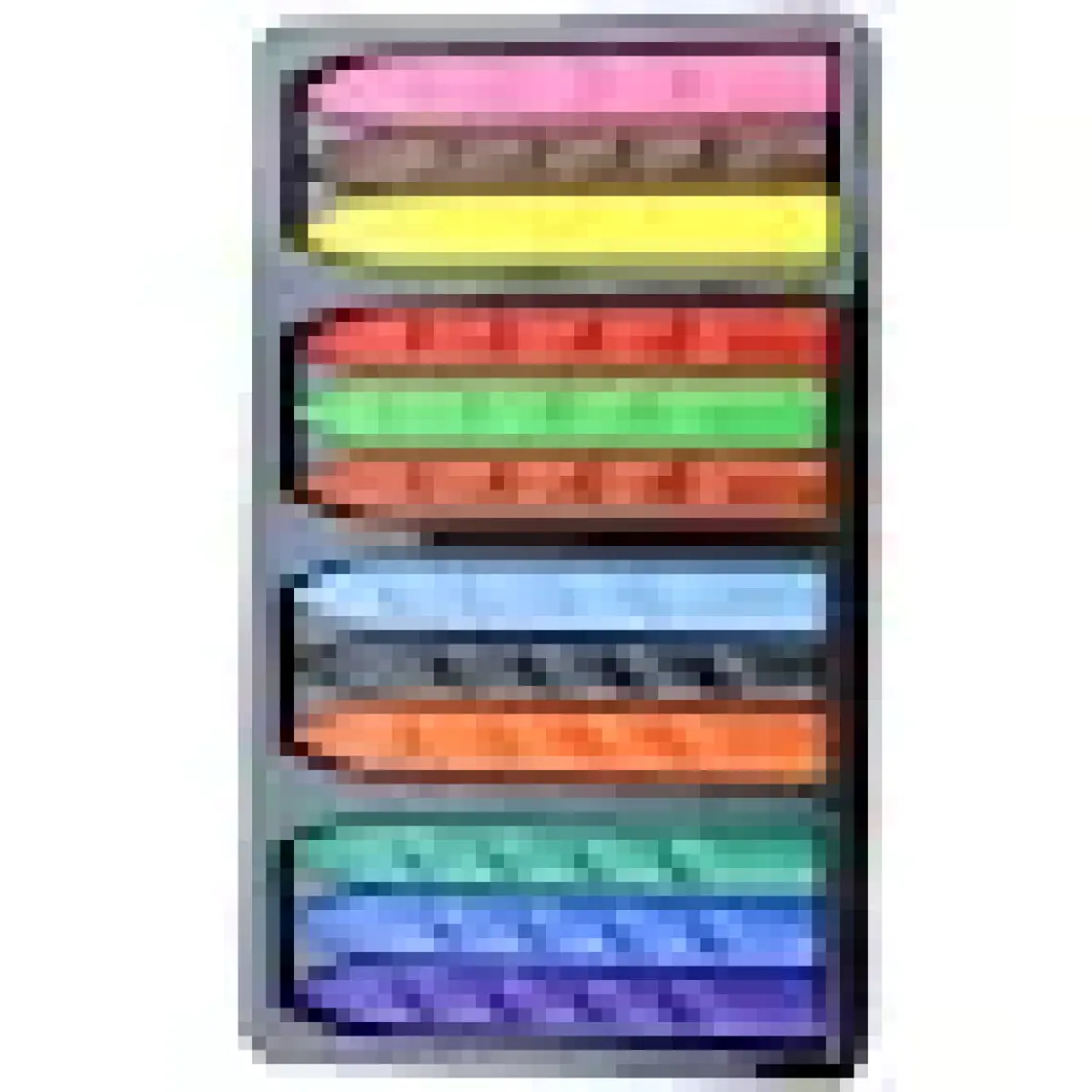 Fixpoint Jumbo Üçgen Mum Boya 12 Renk (P-2138)