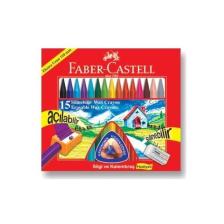 Faber-Castell Silinebilir Mum Boya 15 Renk