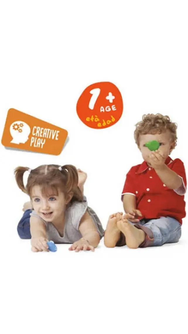 Carioca Teddy Şekilli Kirletmeyen Mum Boyalar 6'lı