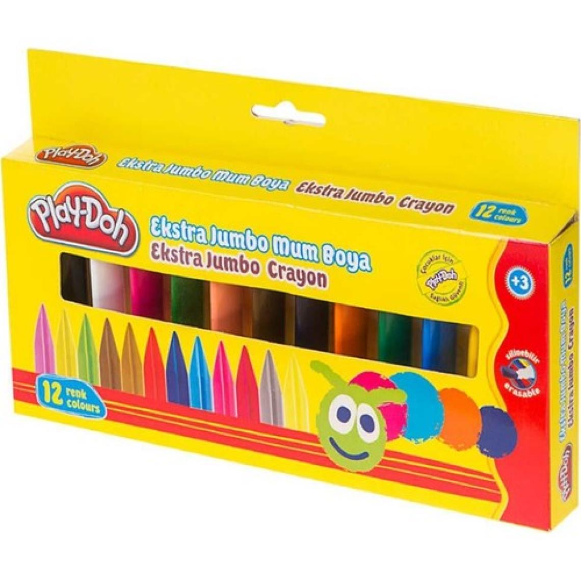 Play-Doh Jel Crayon Extra Jumbo 12 Renk Play-Cr011