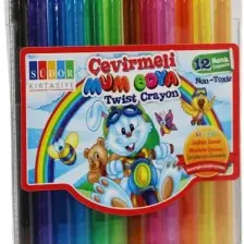 Südor Çevirmeli Mum Boya Set 12  Li        --YB08