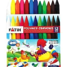 Mum Pastel Boya Polymer Crayons Kısa 12 Renk 50110/f