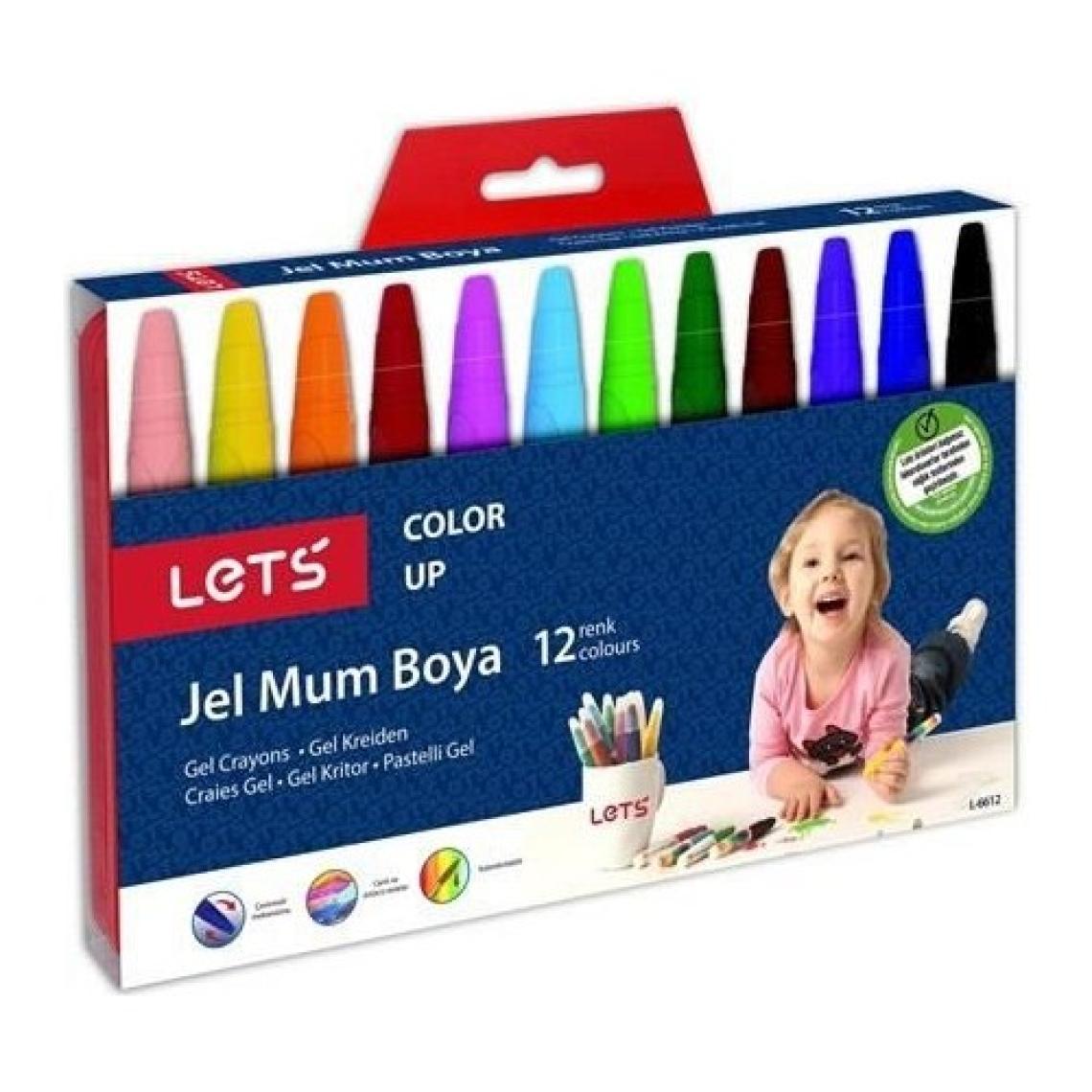 Lets Mum Boya Jel 12 Renk L-6612