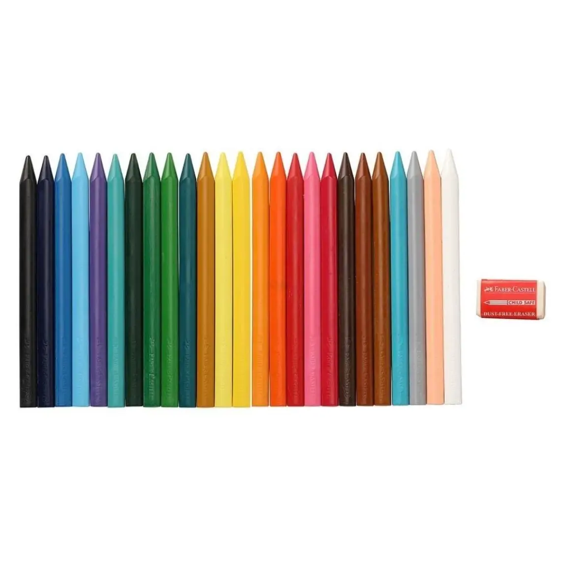 Faber-Castell Silinebilir Mum Boya 25 Renk