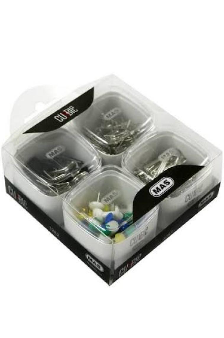 Mas 1282 Ataş + Toplu İğne + Harita Çivisi + Kıskaç(Klips) Cubbie