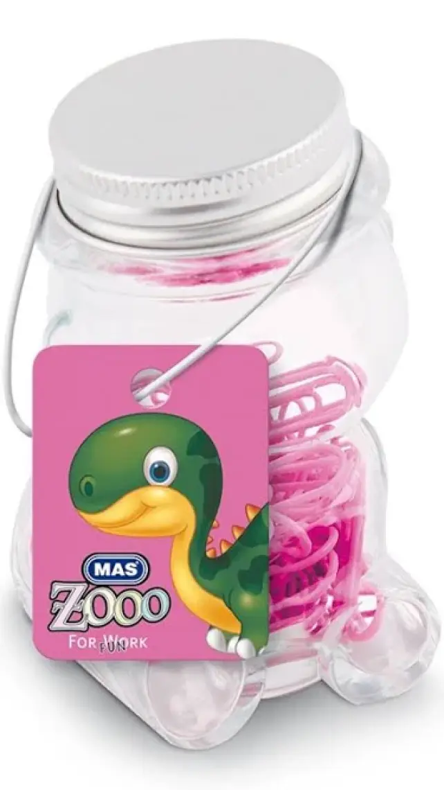 Mas Colors Cam Kavanozda Plastik Kapli Ataş No:2 pembe 618