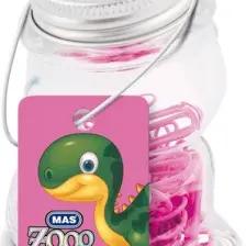 Mas Colors Cam Kavanozda Plastik Kapli Ataş No:2 pembe 618