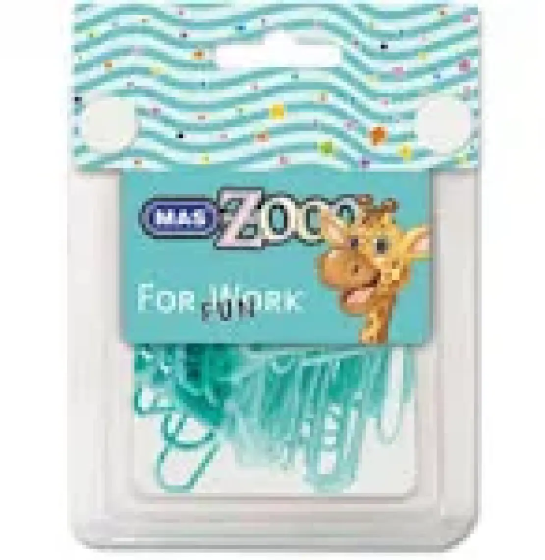 Mas Colors Seffaf Dörtgen Kutuda Plastik Kapli Ataş No:3 Turkuaz 610