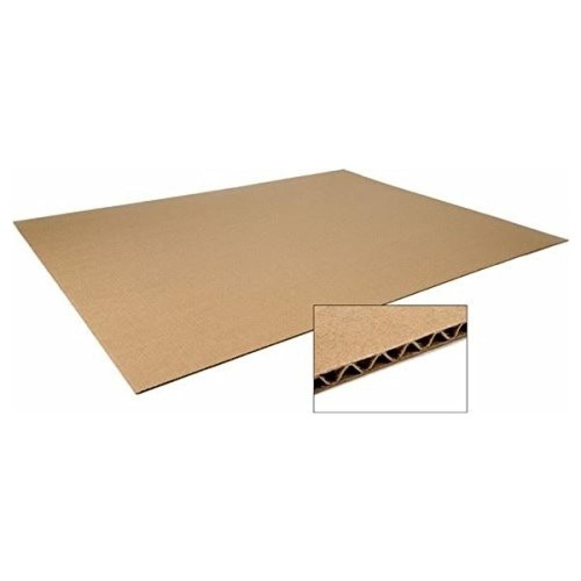 Kraft 100x120cm 3mm Oluklu Mukavva Karton 6'lı Paket Ödev Kartonu - Proje Kartonu