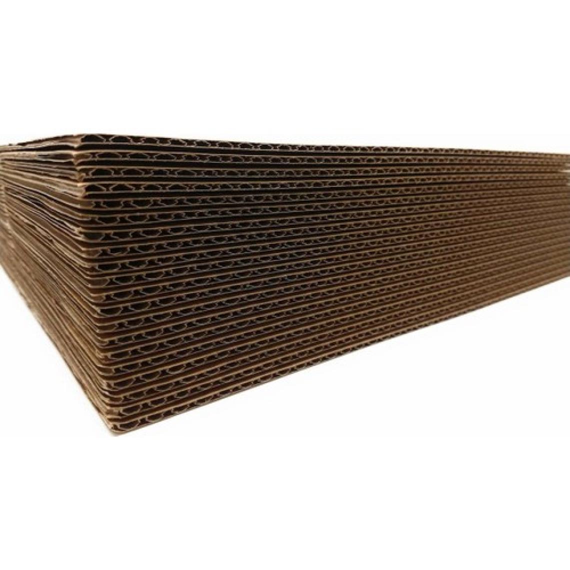 Kraft 100x120cm 3mm Oluklu Mukavva Karton 6'lı Paket Ödev Kartonu - Proje Kartonu