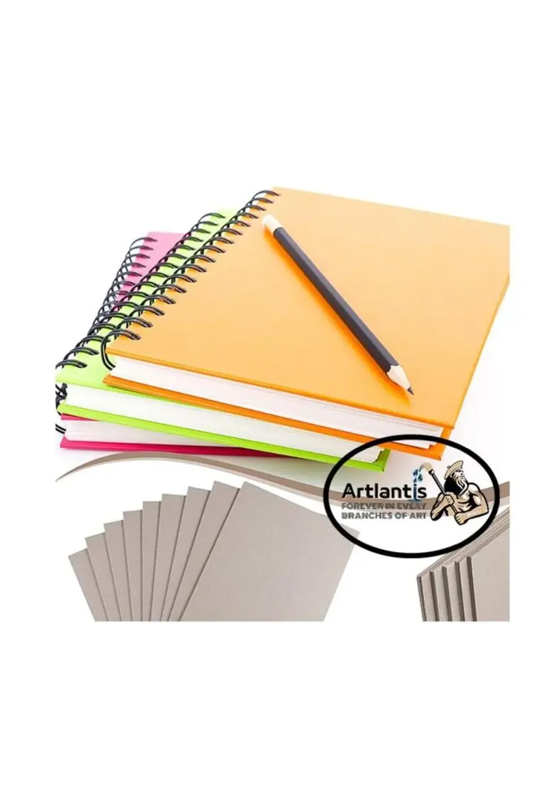 Artlantis Mukavva Gri 2 mm 35X50 cm 5 Adet Sert Karton Ekstra Sıkıştırılmış 35*50 Mukavva Gri Renkli 2mm 5 Adet