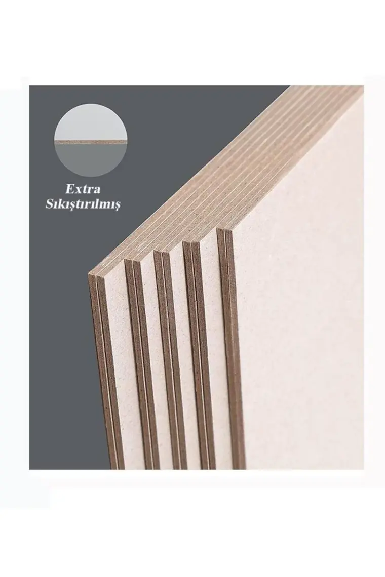 Artlantis Mukavva Gri 2 mm 35X50 cm 5 Adet Sert Karton Ekstra Sıkıştırılmış 35*50 Mukavva Gri Renkli 2mm 5 Adet