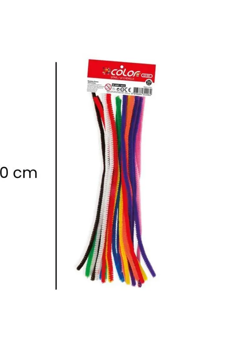 Colorbank Color Bank Şönil Düz 30 cm 25 Adet 6 mm