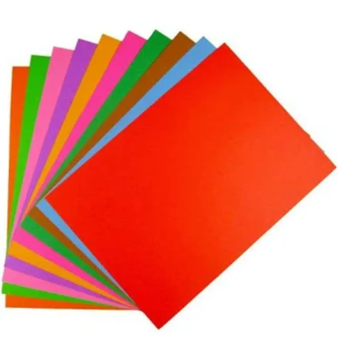 Linea Single Color 50X70 Karışık Renk Rulo Fon Kartonu 10 Lu