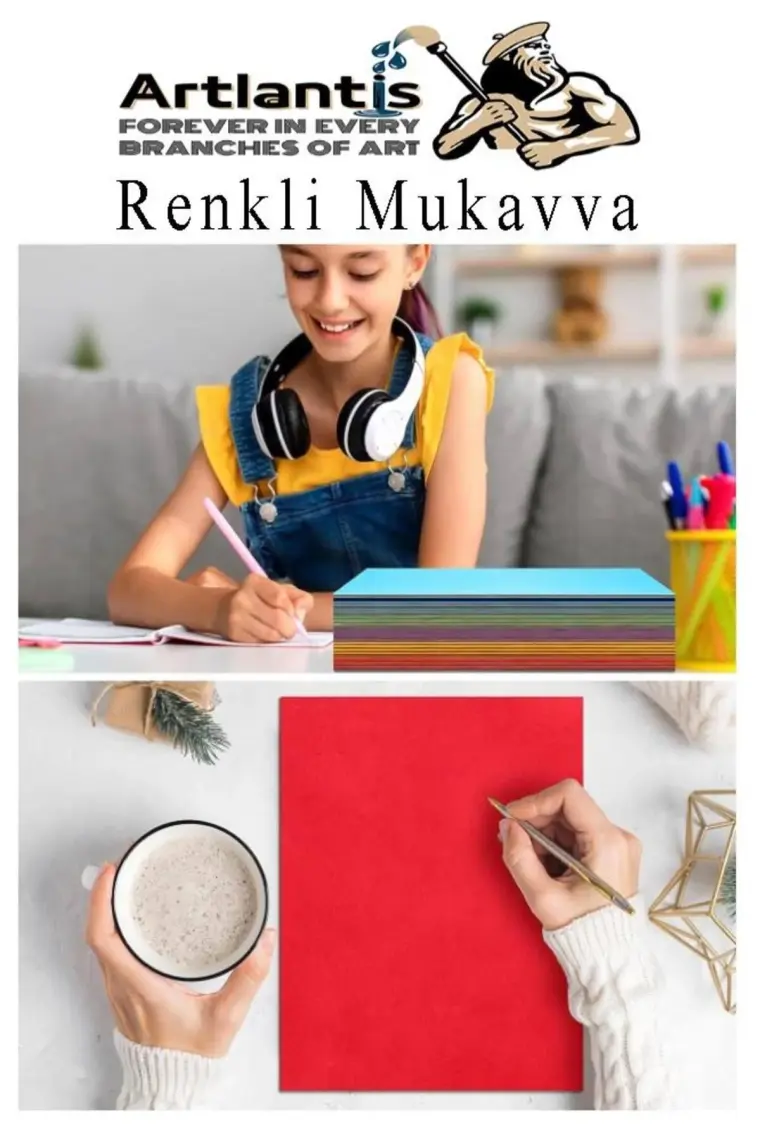 Artlantis Renkli Mukavva 6 Renk 35X50 cm 1 Paket Sert Renkli Karton 1.0 mm Okul Okul Öncesi Anasınıfı Hobi Etkinlik