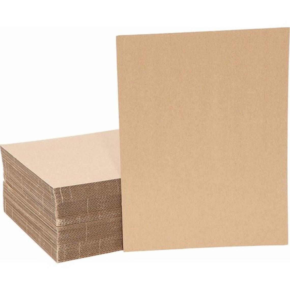 Kraft Karton Çerçeve Oluklu Mukavva 3 mm 35 x 50 cm 36'lı