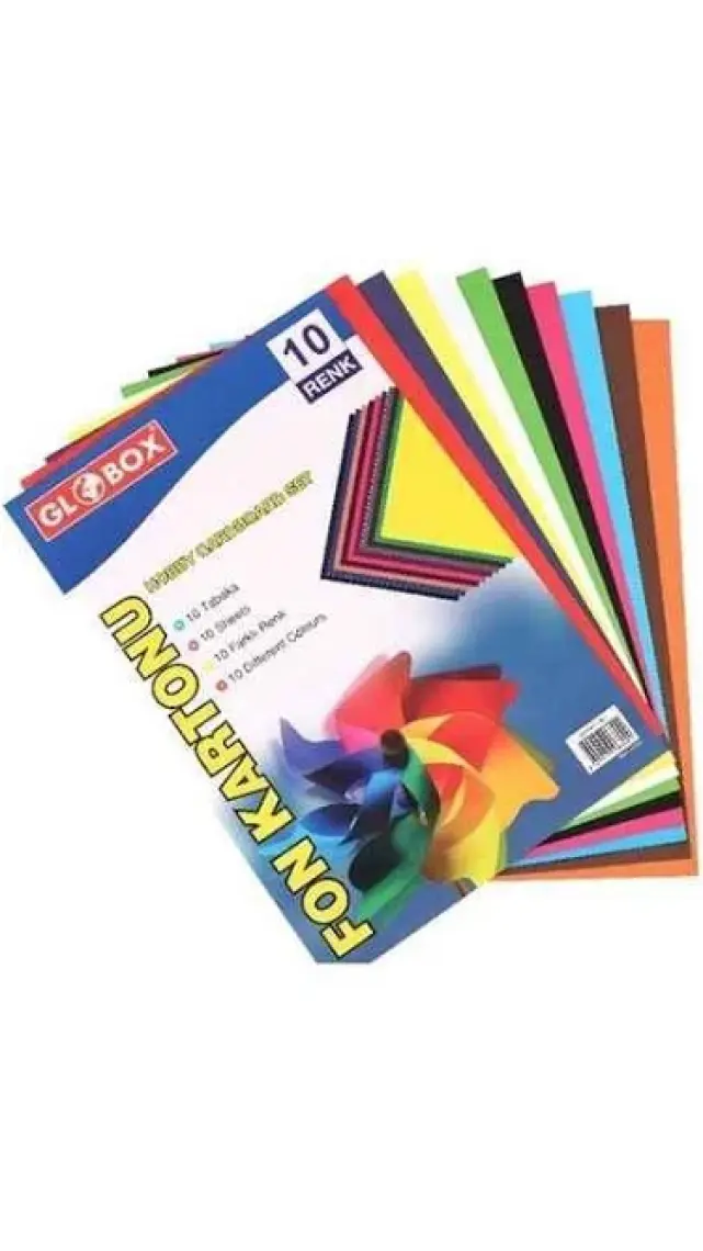 Smart Kids 50X70 Renkli Rulo Fon Kartonu 10 Lu