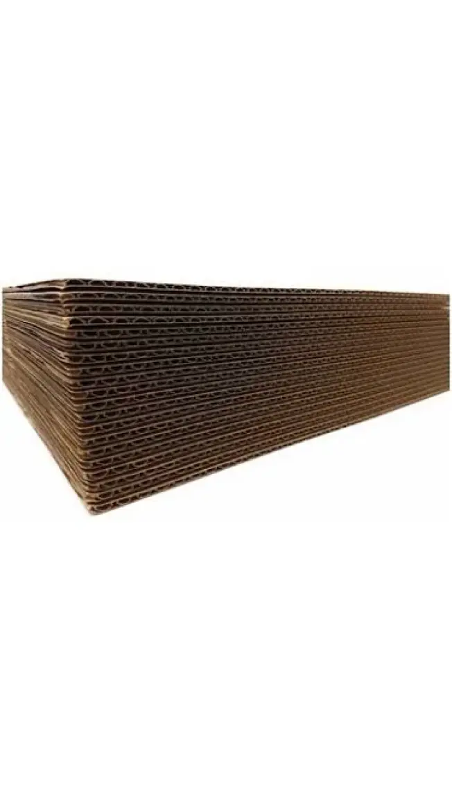 Kraft 70x100cm 3mm+6mm Oluklu Mukavva Karton 10'lu Paket Ödev Kartonu - Proje Kartonu