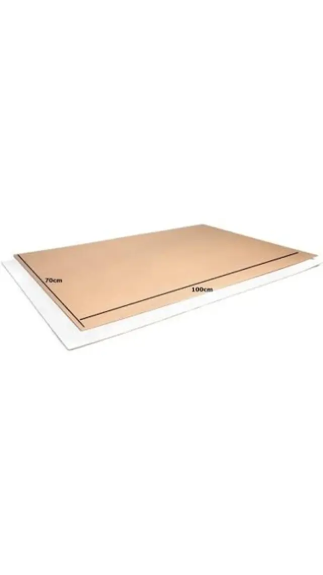 Kraft 70x100cm 3mm+6mm Oluklu Mukavva Karton 10'lu Paket Ödev Kartonu - Proje Kartonu