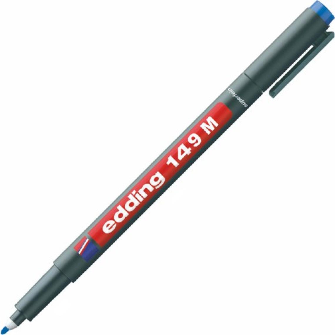 Edding Asetat Kalemi Silgili E-149M Mavi