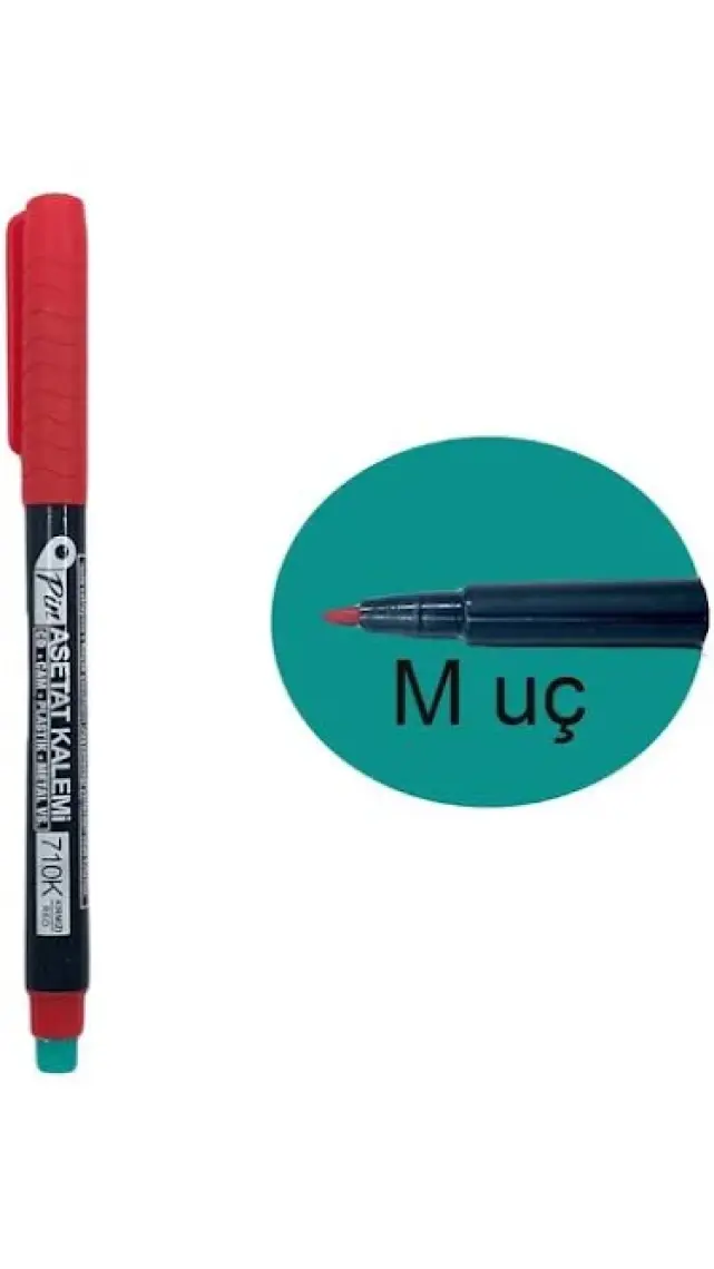 Inox M Uç CD Kalemi Kırmızı