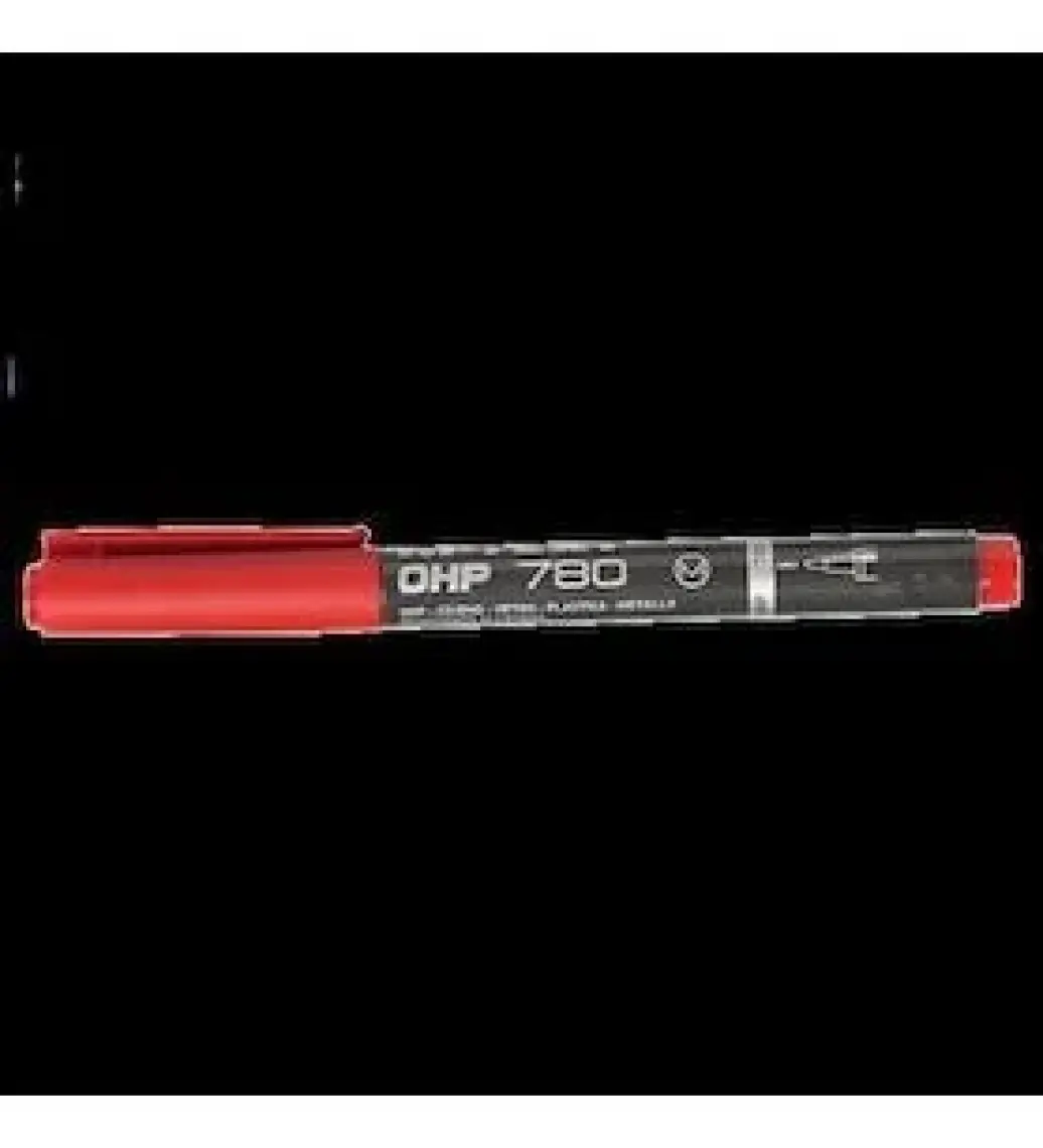 Hı-Text Asetat Kalemi (M) Kırmızı 780Mk