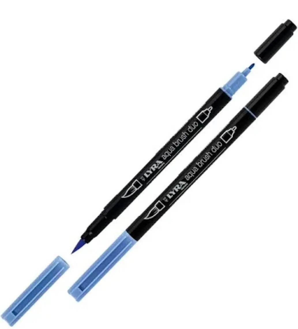 Lyra Graduate Aqua Brush Duo Çift Taraflı Pastel Tonlu 6'lı Set