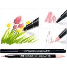 Lyra Graduate Aqua Brush Duo Çift Taraflı Pastel Tonlu 6'lı Set