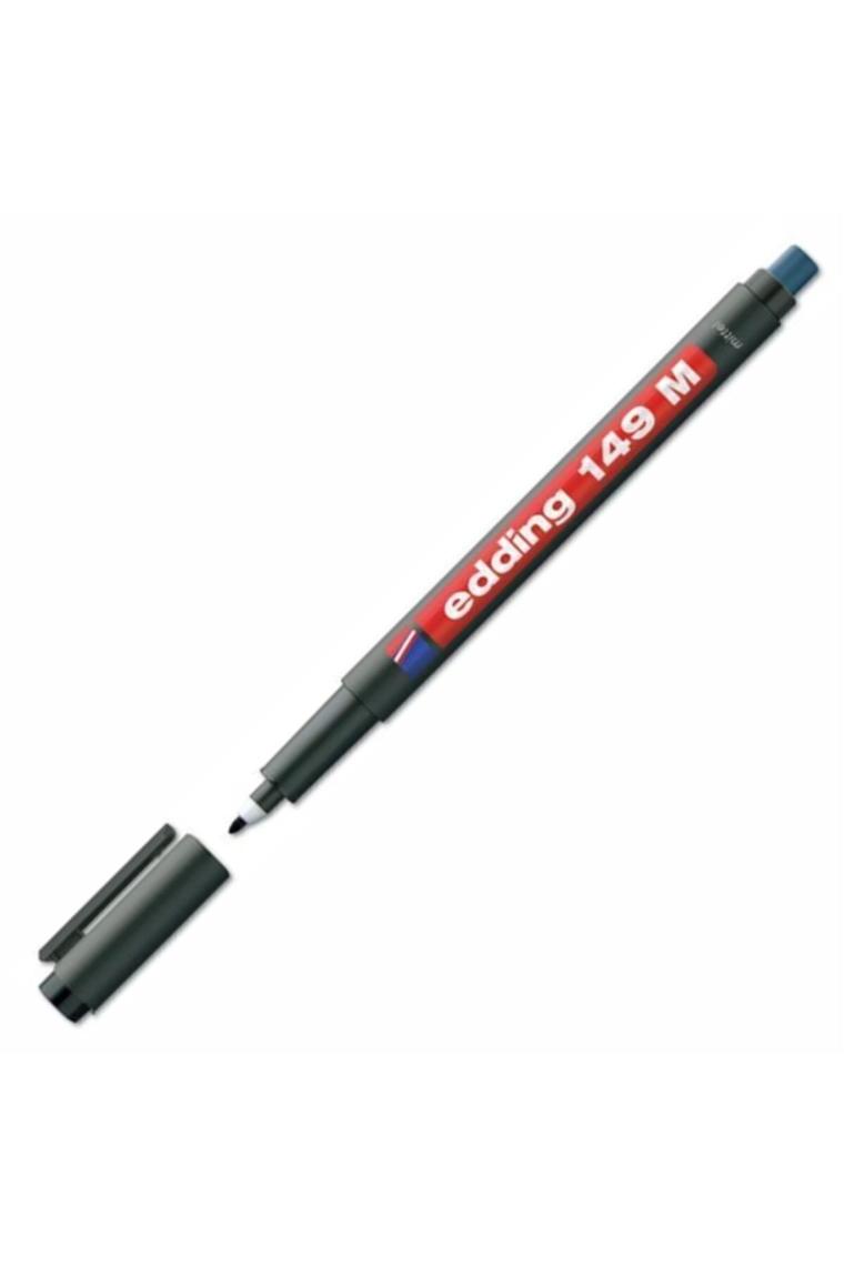 Edding (E-149M) Asetat Kalemi-Silgili Mavi 10 Lu