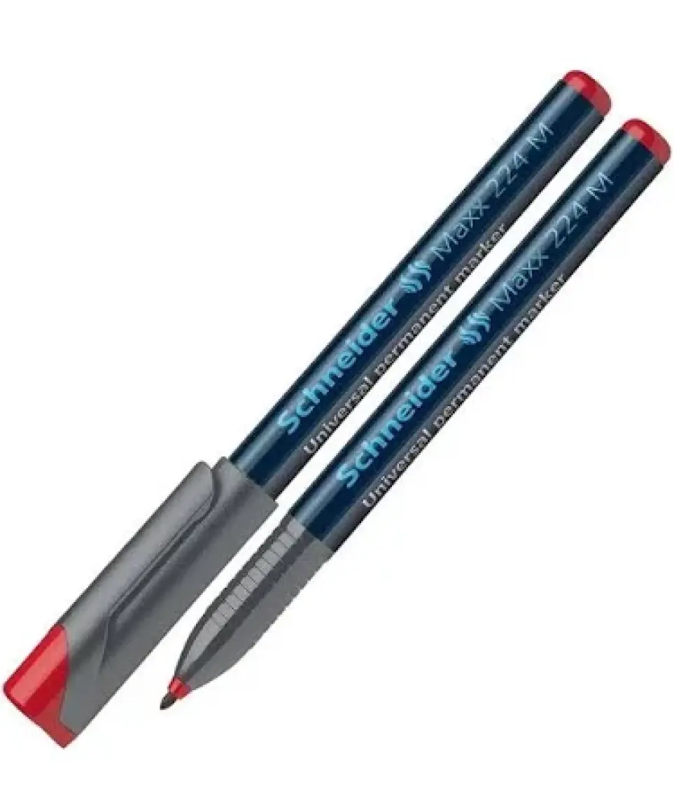 Schneider Maxx 224 M Asetat Kalemi 1.0 mm Kırmızı 10'lu